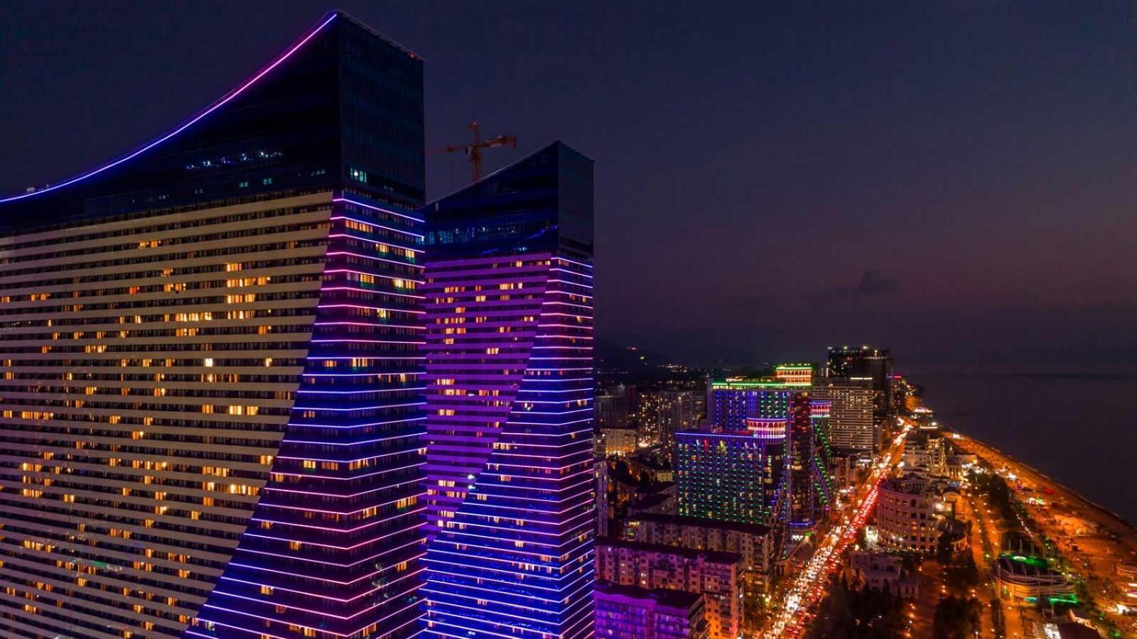 Orbi City Apartments On The Beach Batumi Bagian luar foto